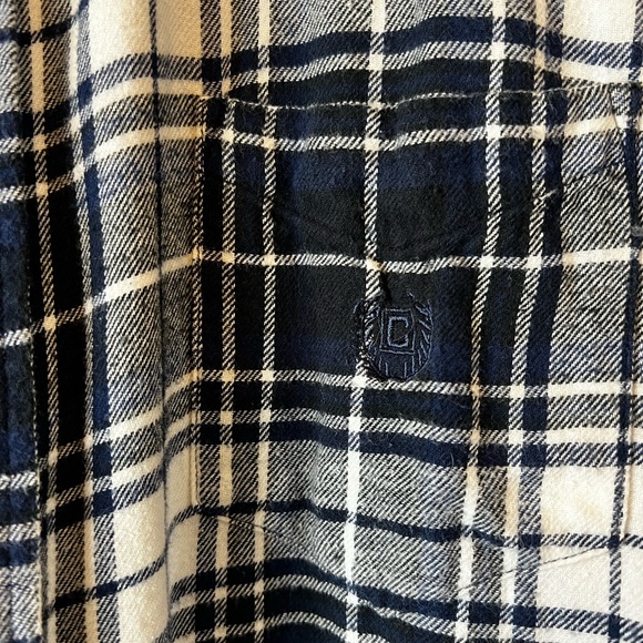 Chaps Men’s Long-Sleeve Button-Down Flannel Top; Size X-Large - Picture 5 of 13